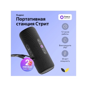Умная колонка ЯНДЕКС Станция Стрит с Алисой
