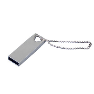 USB 2.0-флешка на 128 Гб с мини чипом и отверстием для цепочки