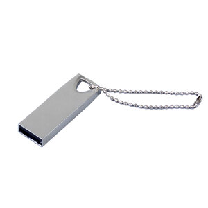 USB 2.0-флешка на 16 Гб с мини чипом и отверстием для цепочки