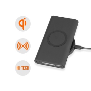 Набор из внешнего аккумулятора и беспроводной зарядки «Force», 8000 mAh