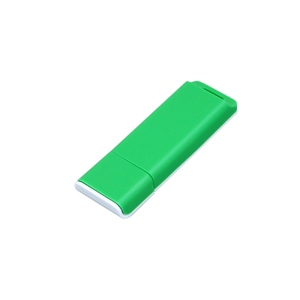 USB 2.0- флешка на 32 Гб с оригинальным двухцветным корпусом