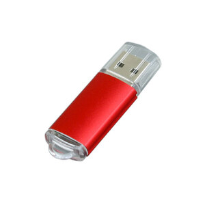 USB 2.0- флешка на 8 Гб с прозрачным колпачком