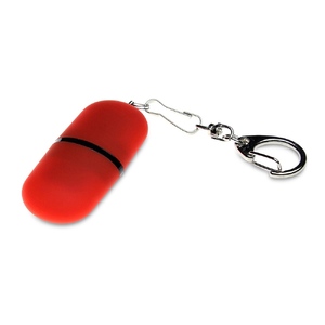 USB 2.0- флешка «Goutte Soft-touch» на 4 Гб каплевидной формы