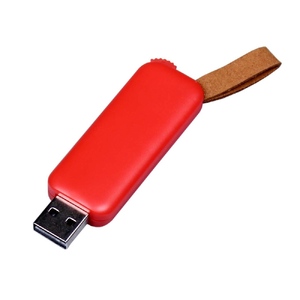 USB 3.0- флешка промо на 64 Гб прямоугольной формы, выдвижной механизм