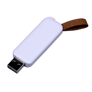 USB 3.0- флешка промо на 64 Гб прямоугольной формы, выдвижной механизм