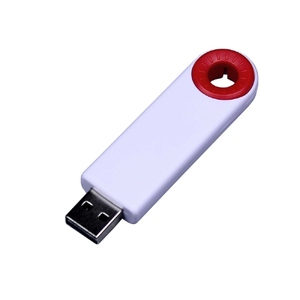 USB 3.0- флешка промо на 64 Гб прямоугольной формы, выдвижной механизм