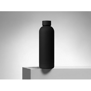Вакуумная термобутылка с медной изоляцией «Cask», soft-touch, тубус, 500 мл