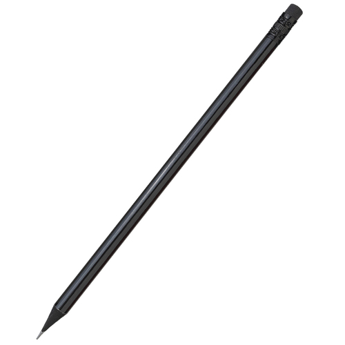 Карандаш с цветным корпусом Negro, черный