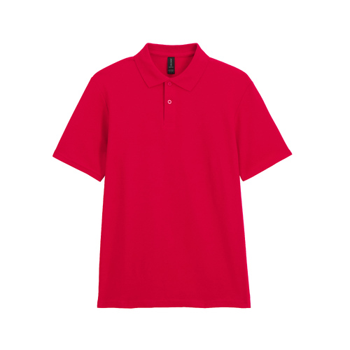 Футболка поло SOFTSTYLE ADULT DOUBLE PIQUE, КРАСНЫЙ XL