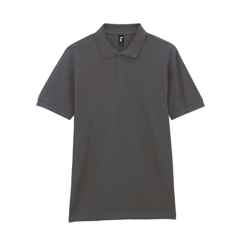 Футболка поло PREMIUM COTTON ADULT DOUBLE PIQUE, ГРАФИТОВЫЙ XL