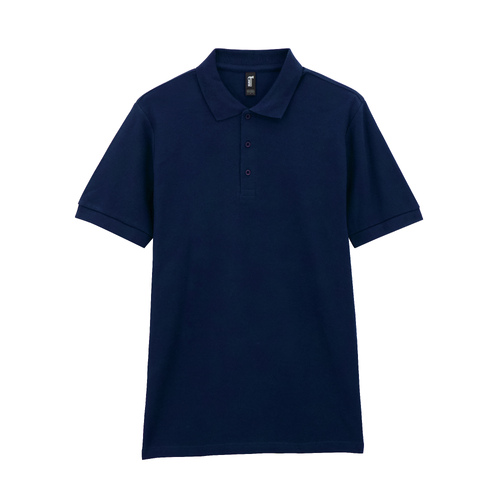 Футболка поло PREMIUM COTTON ADULT DOUBLE PIQUE, МОРСКОЙ СИНИЙ 3XL