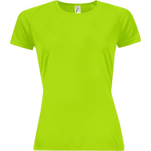 Футболка женская Sporty Women 140 зеленый неон, размер M