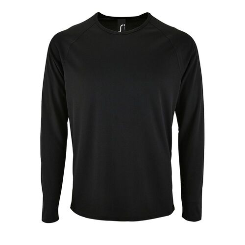 Футболка с длинным рукавом Sporty LSL Men черная, размер L