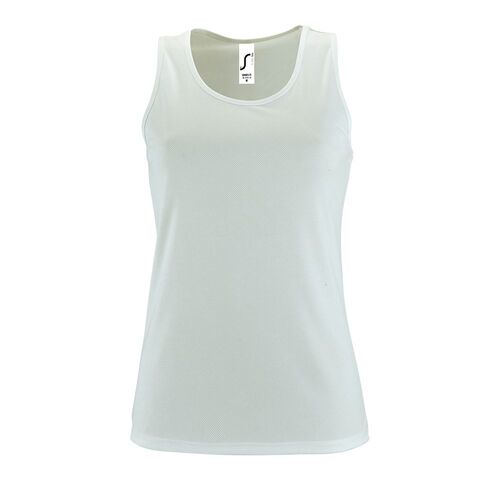 Майка женская Sporty TT Women белая, размер XS