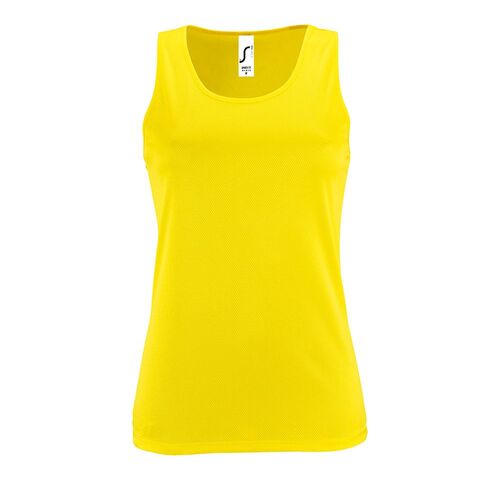 Майка женская Sporty TT Women желтый неон, размер S