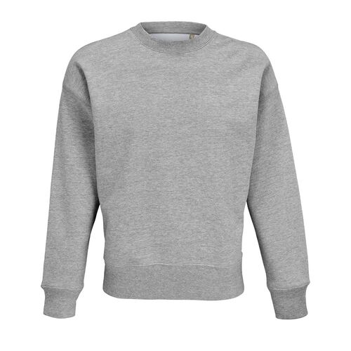 Свитшот унисекс Authentic, серый меланж, размер XXL