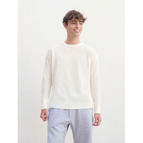 Футболка с длинным рукавом Thermal T, бежевая (неокрашенная), размер L