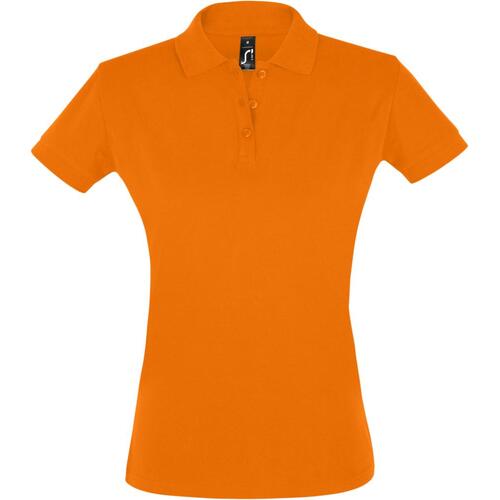 Рубашка поло женская Perfect Women 180 оранжевая, размер XXL