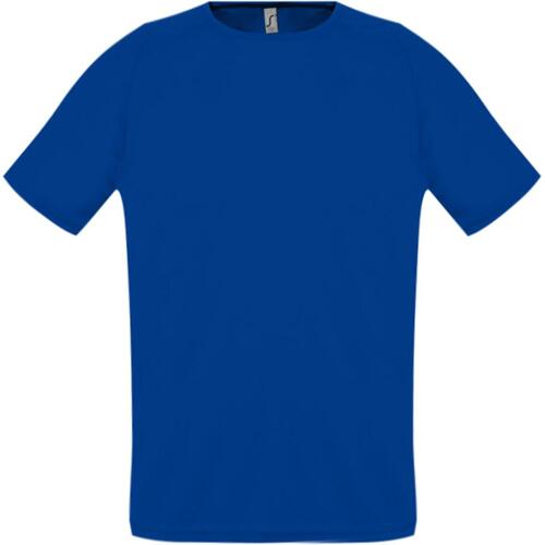 Футболка унисекс Sporty 140 ярко-синяя, размер 3XL