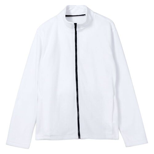 Куртка флисовая унисекс Manakin, белая, размер XS/S