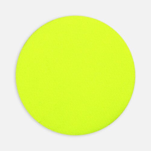 Наклейка тканевая Lunga Round, M, желтый неон