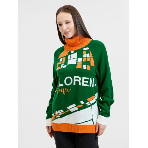 Свитер на заказ Tricksy Net Reglan, акрил, размер XXL