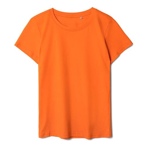 Футболка женская T-bolka Lady оранжевая, размер XL