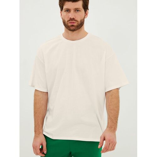 Футболка Oversize Premium, молочно-белая, размер L