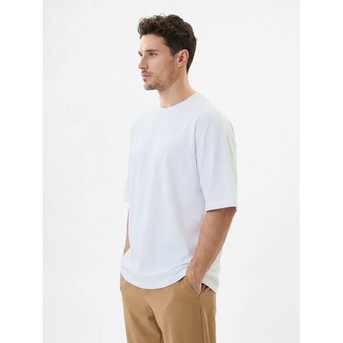Футболка Oversize Premium 210, белая, размер S