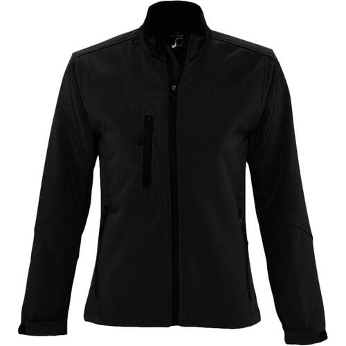 Куртка женская на молнии Roxy 340 черная, размер XXL
