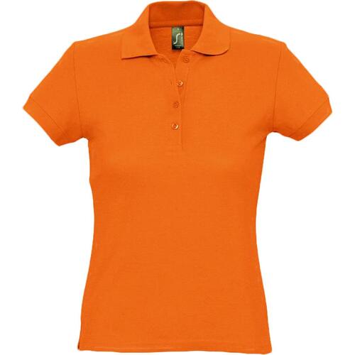 Рубашка поло женская Passion 170 оранжевая, размер XL
