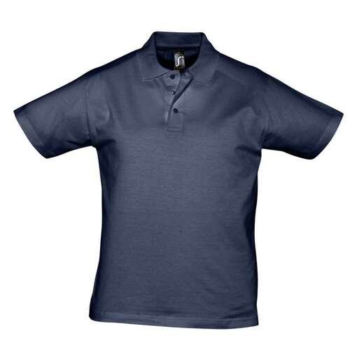 Рубашка поло мужская Prescott men 170 кобальт (темно-синяя), размер XL