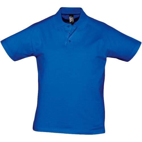 Рубашка поло мужская Prescott men 170 ярко-синяя, размер XL