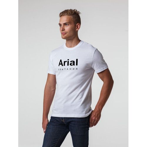 Футболка Arial обитания, белая, размер XXL