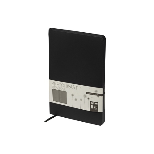 Скетчбук А5 «Sketch & Art» 100 г/м2, soft-touch