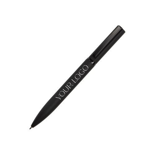 Ручка шариковая металлическая «Siegfried Silver» soft-touch с зеркальным слоем