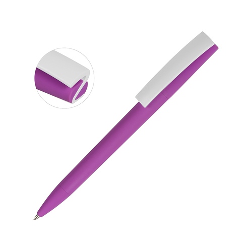 Ручка пластиковая soft-touch шариковая «Zorro»