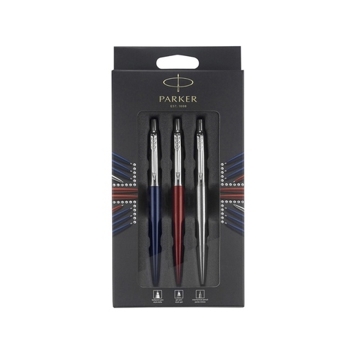 Набор Parker Jotter London Trio: ручка гелевая, ручка шариковая. карандаш