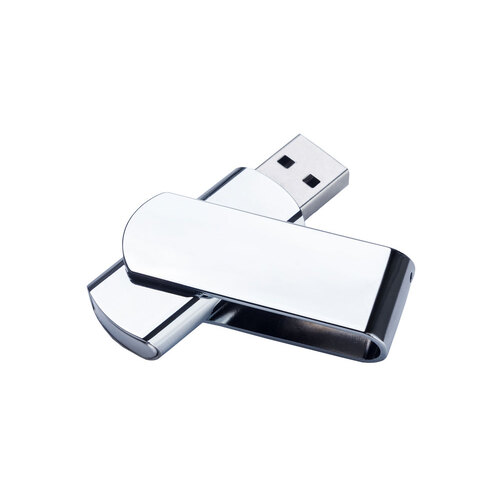 USB 2.0- флешка на 4 Гб глянцевая поворотная