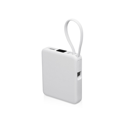 Внешний аккумулятор со встроенным кабелем USB-C «Дэнси», 5000 мАч