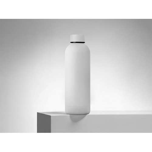 Вакуумная термобутылка с медной изоляцией «Cask», soft-touch, тубус, 500 мл
