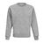 Свитшот унисекс Authentic, серый меланж, размер 3XL