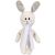 Мягкая игрушка Beastie Toys, заяц с белым шарфом