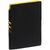 Ежедневник Flexpen Black, недатированный, черный с желтым