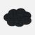 Наклейка тканевая Lunga Calum, L, черная