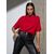 Футболка Oversize Premium, красная, размер S