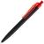 Ручка шариковая Prodir QS01 PRT-T Soft Touch, черная с красным