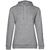 Толстовка с капюшоном женская Hoodie, серый меланж, размер L