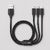 Дата-кабель 3 в 1: micro USB, USB-C, Ligthning, алюминий, 1.2м