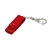 USB 2.0- флешка промо на 16 Гб с поворотным механизмом и однотонным металлическим клипом